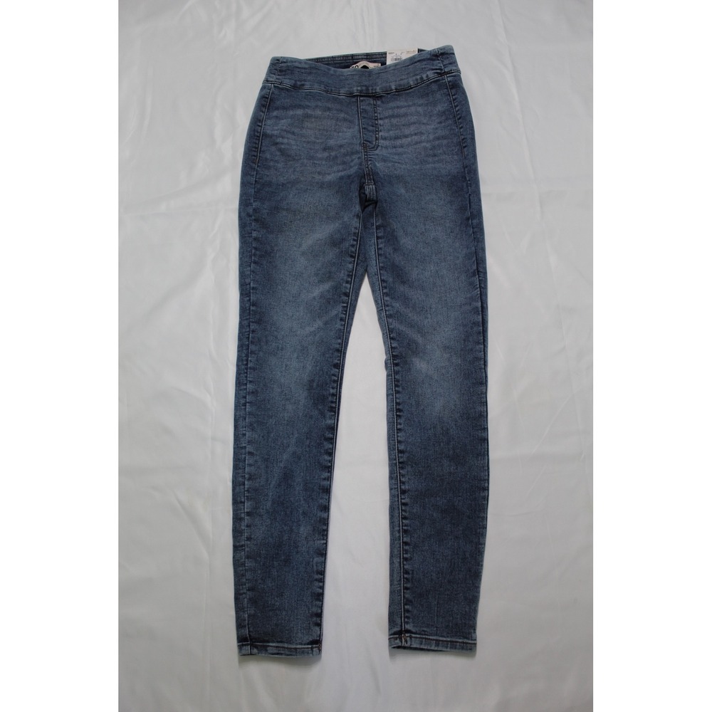 SO Goods For Life Womens High Rise Pull On Jegging Medium Tint Blue S